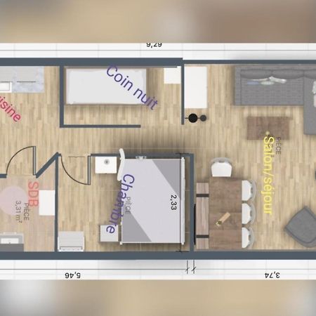 Appartement 6/7 Personnes Pied Des Pistes A Plagne Centre Ла-Плань Экстерьер фото