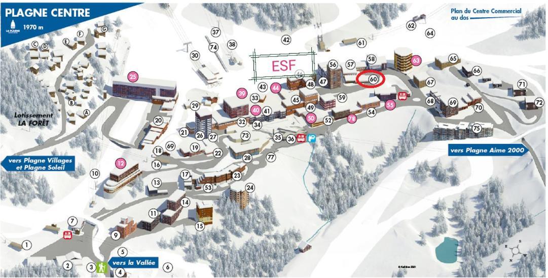 Appartement 6/7 Personnes Pied Des Pistes A Plagne Centre Ла-Плань Экстерьер фото